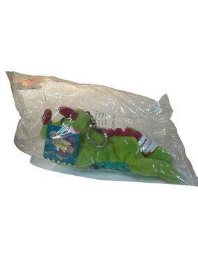 1997 Scholastic Magic School Bus Kicks Liz Lizard Plush Keychain New in Pack VTG